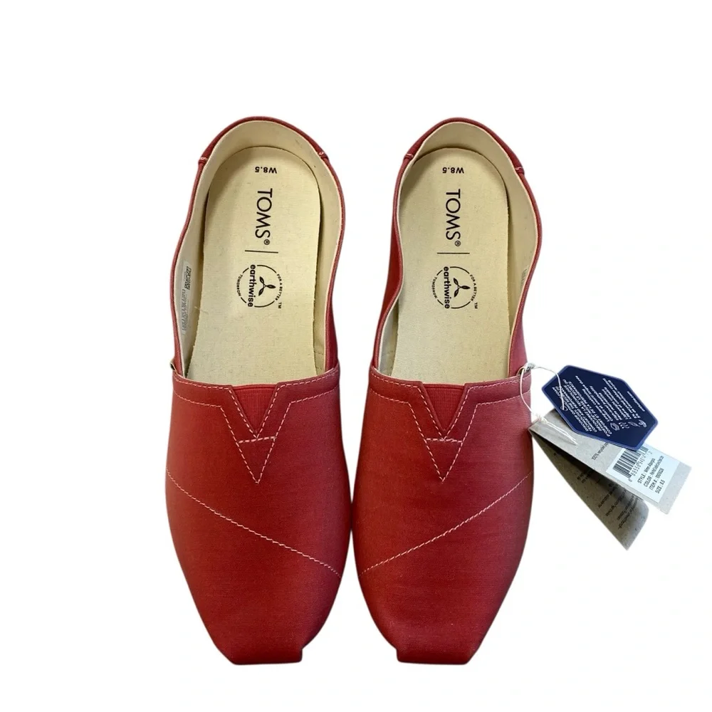 Toms New Earthwise Alpargata Classy Tie Dye Pink‎ Mauve 8.5 Canvas Ortholite
